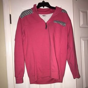 pink and blue jacket